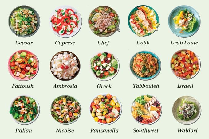 types of salad-graphic