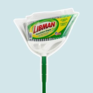 Libman Large Precision Angle Broom with Dustpan