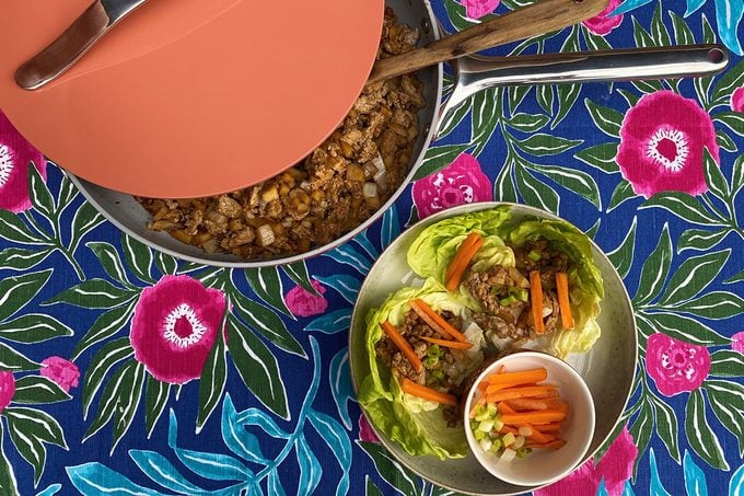 Caraway cookware; lettuce cups