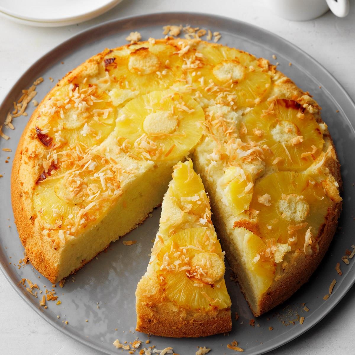 Pineapple Coconut Upside-Down Cake Recipe: How to Make It