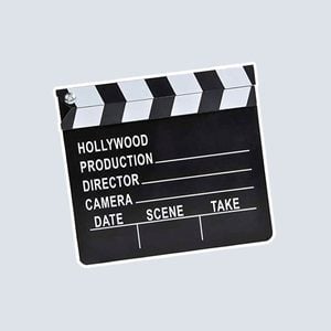 Hollywood Movie Clapboard