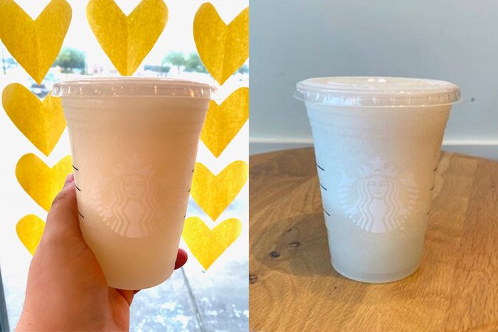 Starbucks frosted lemonade order