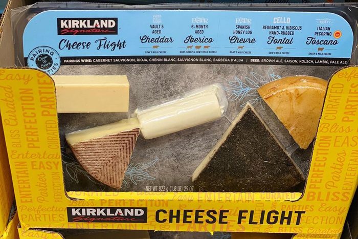 Costco cheese flight