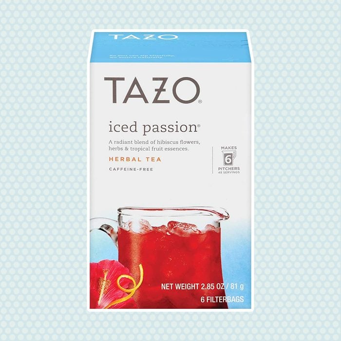 Tazo Herbal Tea Iced Tea Bags For a Refreshing Cold Beverage Iced Passion Caffeine-Free, 6 count, Pack of 4, Packaging may Vary