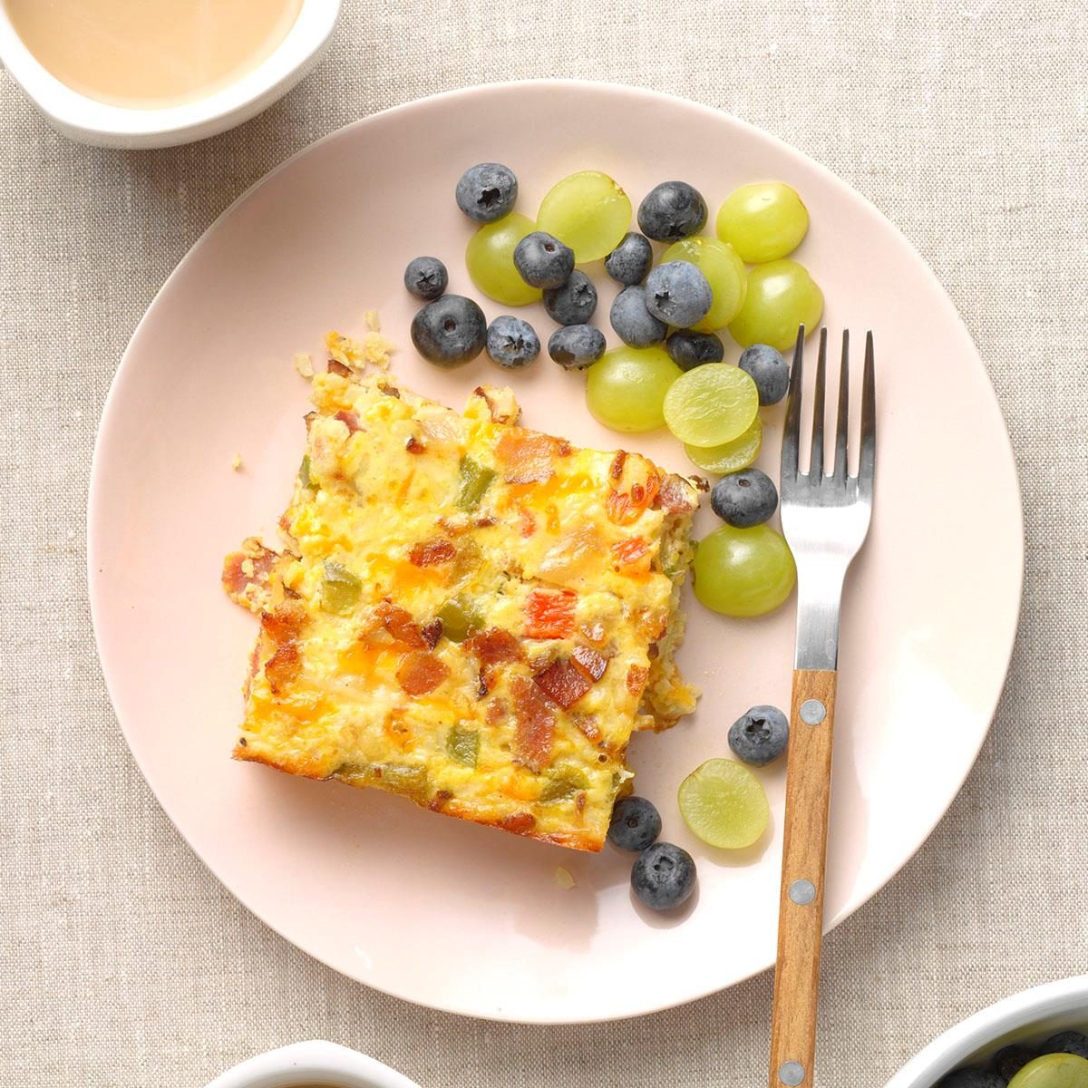 Cheesy Cauliflower Breakfast Casserole