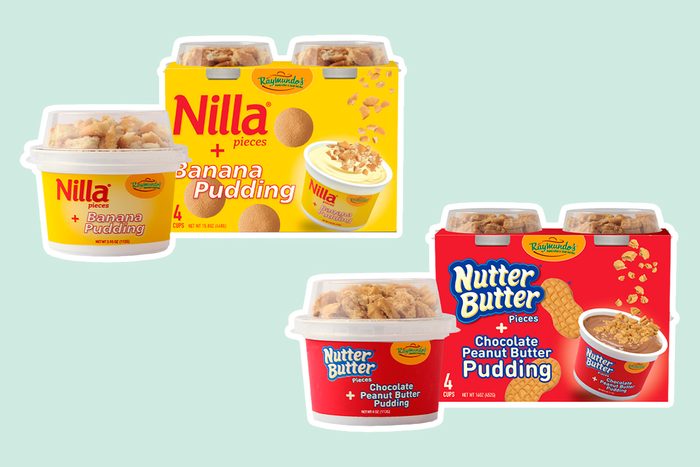 NILLA® PIECES + BANANA PUDDING and NUTTER BUTTER® PIECES + CHOCOLATE PEANUT BUTTER PUDDING