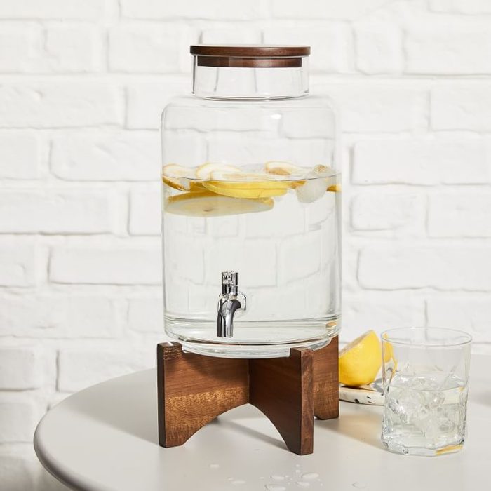 Pure Glass Drink Dispenser Ecomm Via Westelm.com