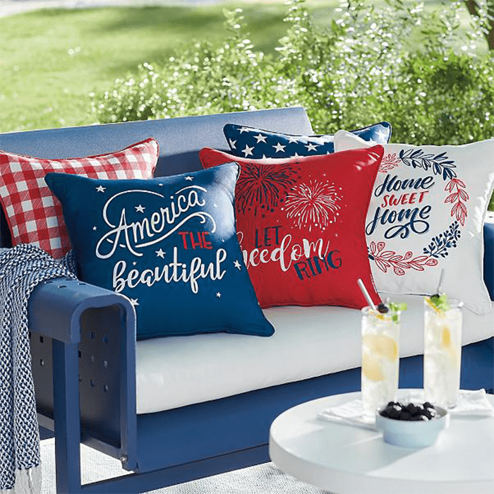 Reversible Patriotic Pillows Ecomm Via Grandinroad.com