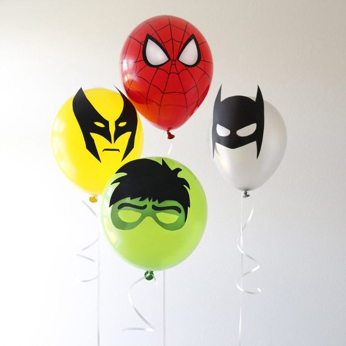 superhero balloons