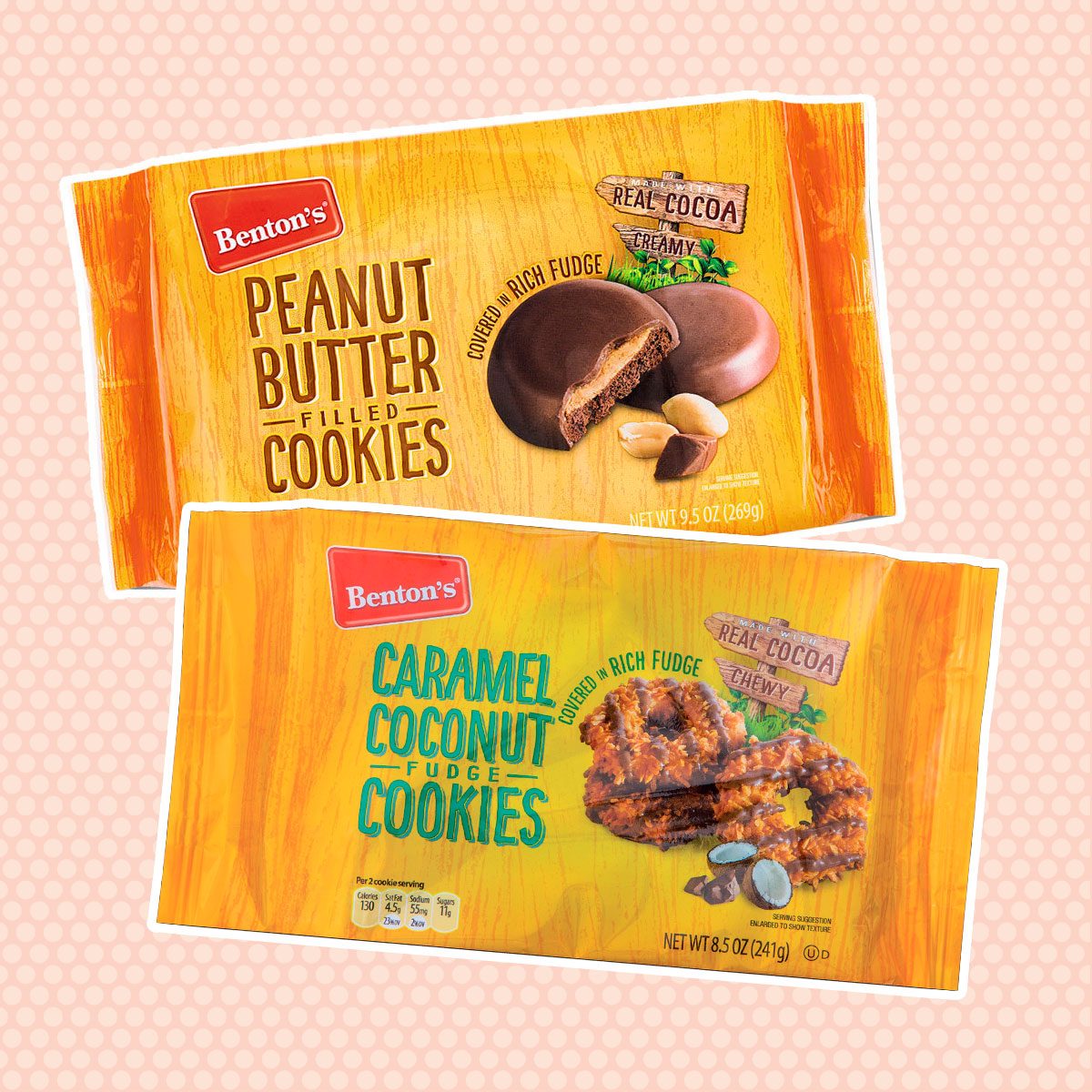 Benton's peanut butter and caramel coconut fudge cookies
