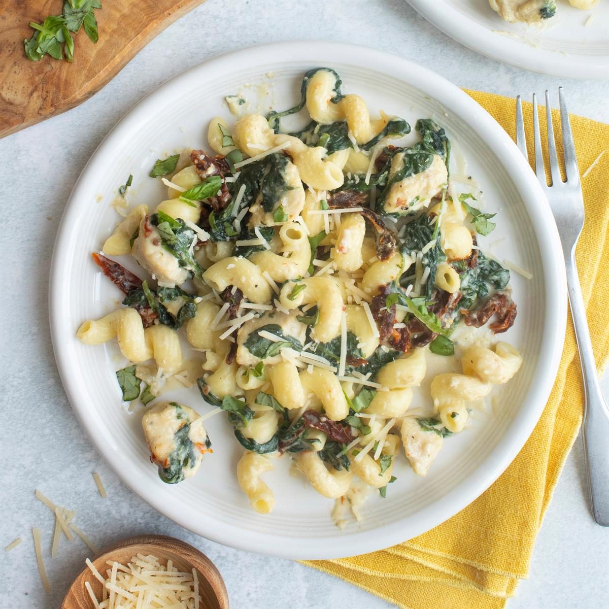 Pressure-Cooker Tuscan Chicken Pasta