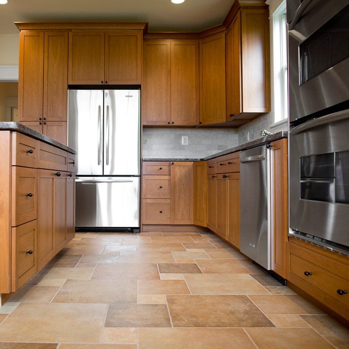 Kitchen in newly constructed house