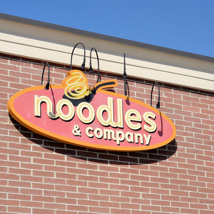 Troy, Michigan, USA - April 06, 2012: The Noodles + Company location on Crooks Road in Troy, Michigan. Noodles + Company is a fast casual restaurant chain with over 250 locations in 18 states.