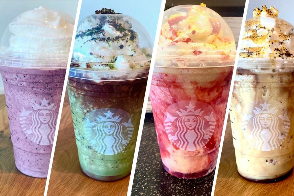 HOGWARTS HOUSE FRAPPUCCINOS FROM STARBUCKS