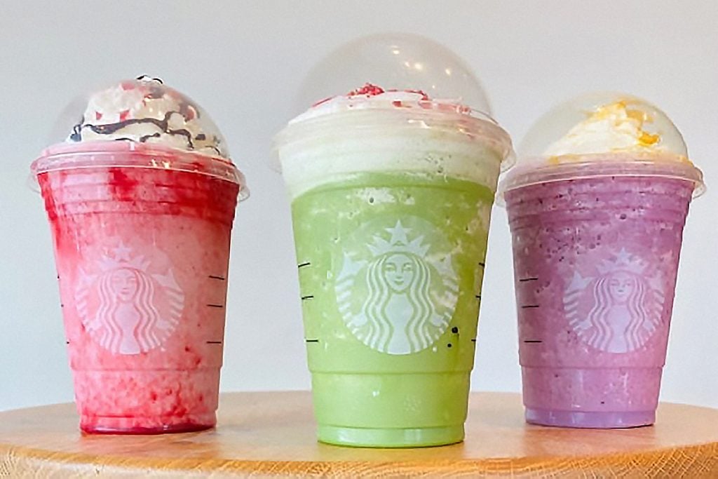 HOCUS POCUS FRAPPUCCINOS FROM STARBUCKS inspired by the sanderson sisters