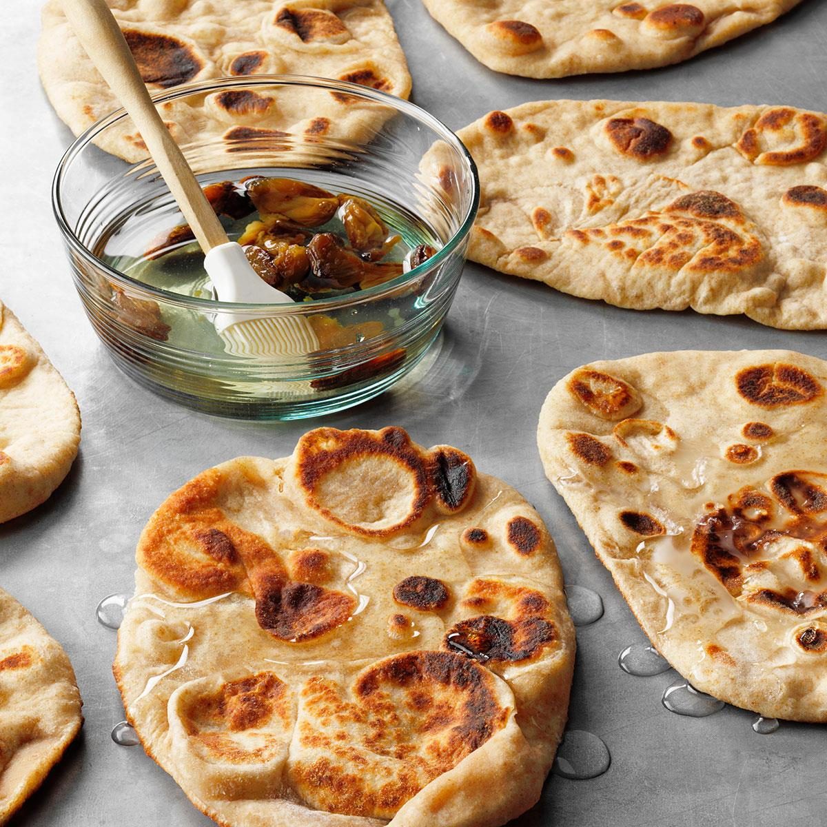 Coconut Garlic Naan