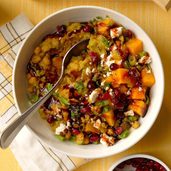 Curry Pomegranate Protein Bowl