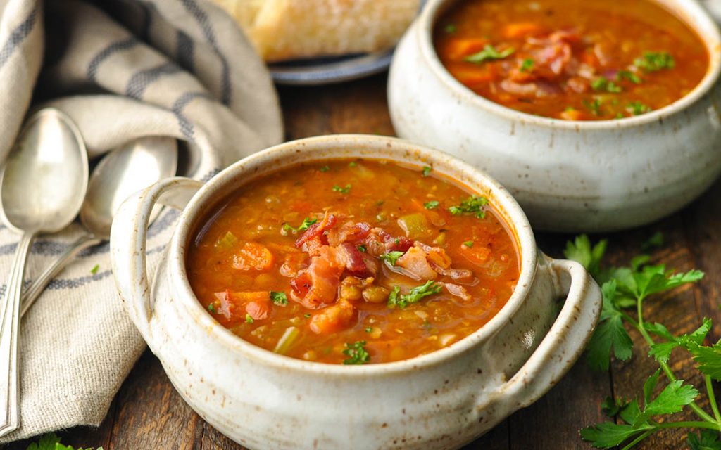 Easy lentil soup