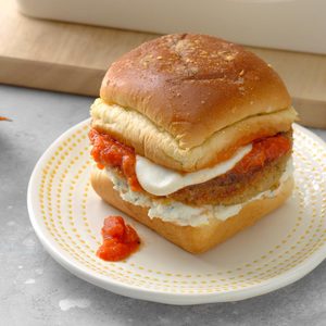 Eggplant Parmesan Sliders