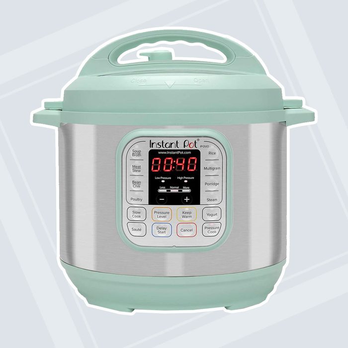 Instant Pot Duo 7-in-1 Electric Pressure Cooker, Slow Cooker, Rice Cooker, Steamer, Saute, Yogurt Maker, and Warmer, 6 Quart, Teal, 14 One-Touch Programs