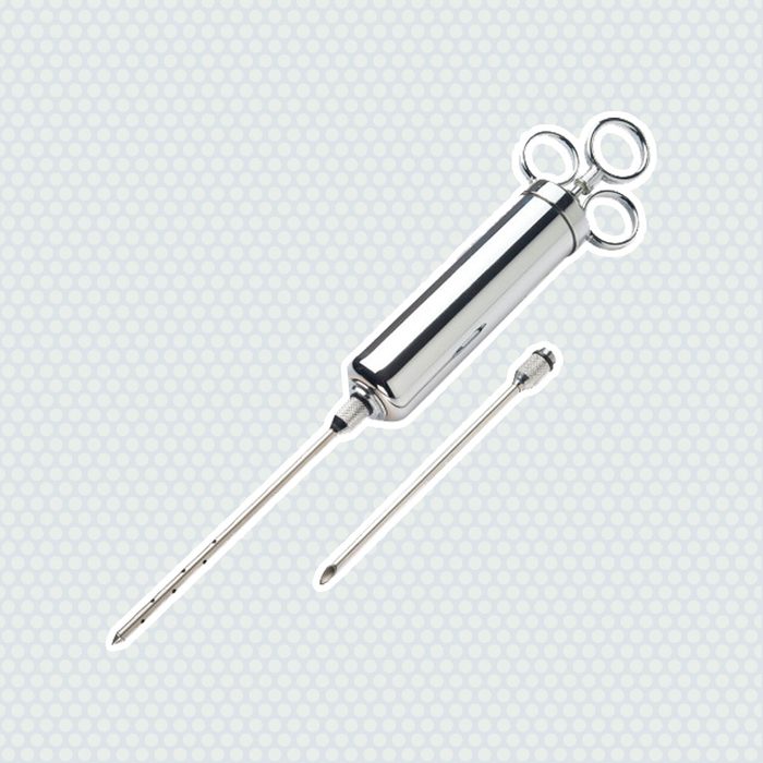 4 OZ. COMMERCIAL MEAT INJECTOR WITH 2 NEEDLES