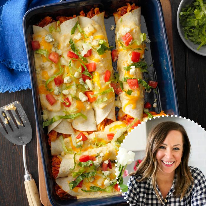 ROTY Becky-Hardin Buffalo Chicken Enchiladas