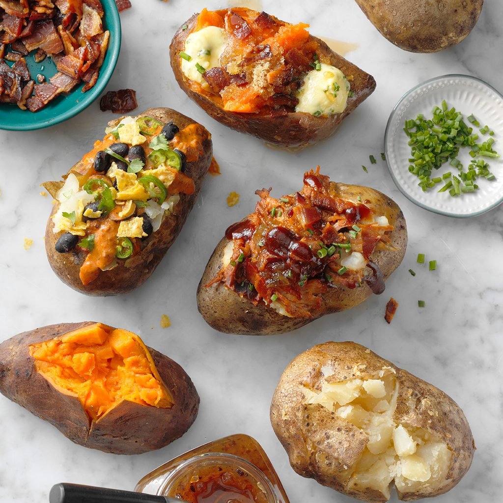 The Easy Baked Potato Bar Your Weeknight Needs