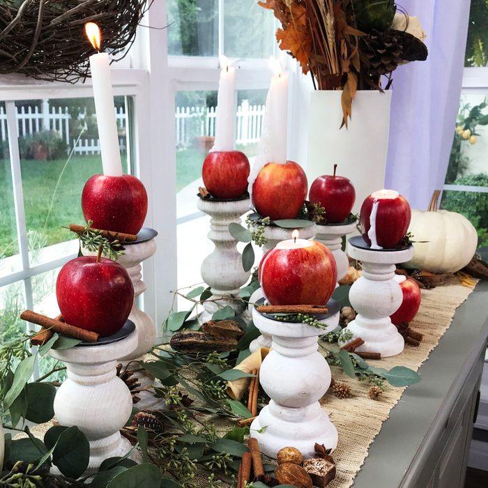 Apple Candle Holders