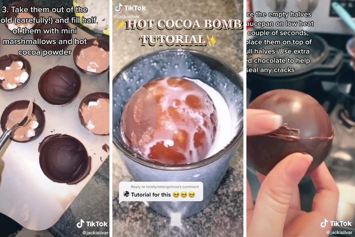 TikTok how to make DIY Hot Cocoa Bombs
