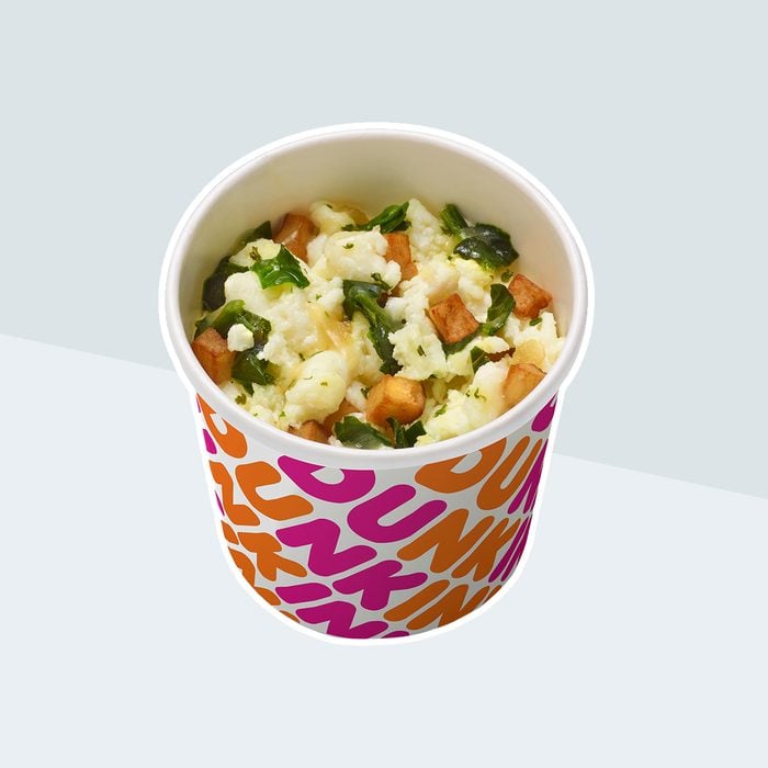 Egg White bowl from Dunkin Donuts