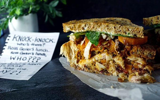 Ross Geller's Moist Maker Sandwich from FRIENDS with limerick