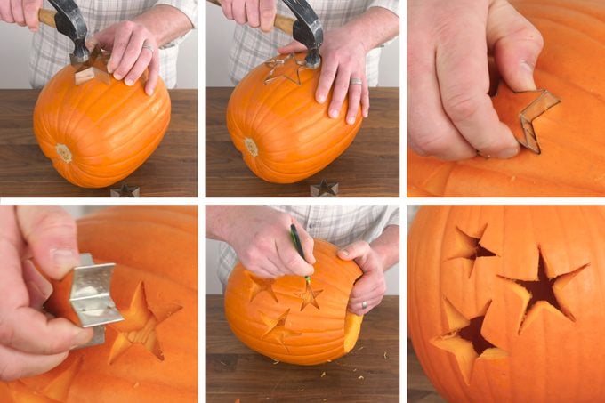 How To Carve A Pumpkin Cookie Cutter Method