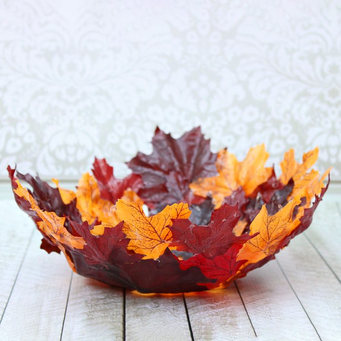 DIY Leaf Bowl: Easy Craft with Mod Podge and Leaves