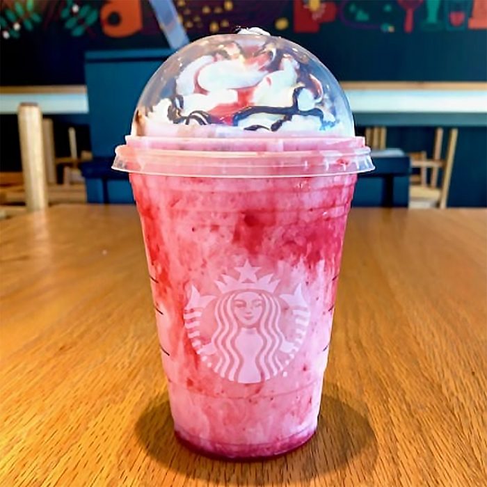 MARY SANDERSON FRAPPUCCINO AT STARBUCKS square crop