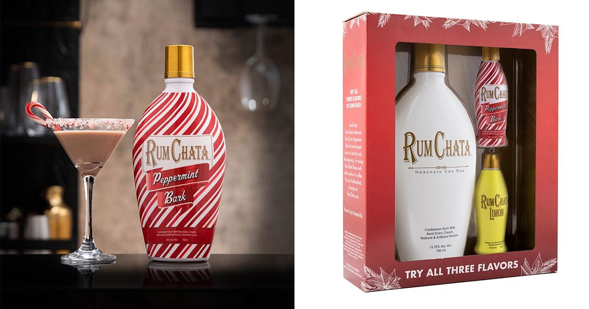 This Peppermint Bark RumChata Is Perfect for Sweet Holiday Cocktails