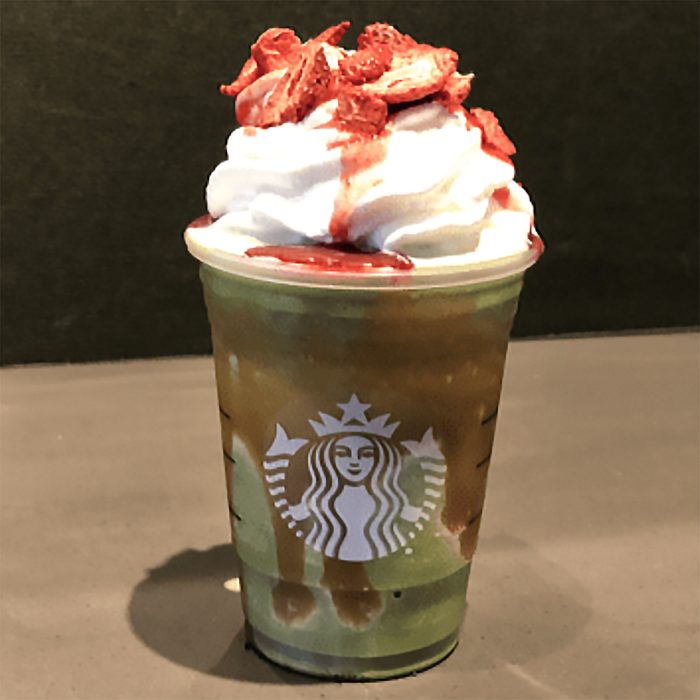 SALLY FRAPPUCCINO AT STARBUCKS square crop