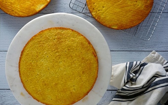 identical layers baked for smith island cake