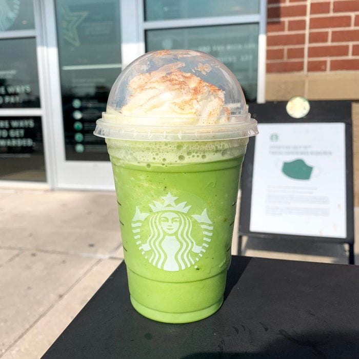 Buddy the Elf frappuccino from starbucks