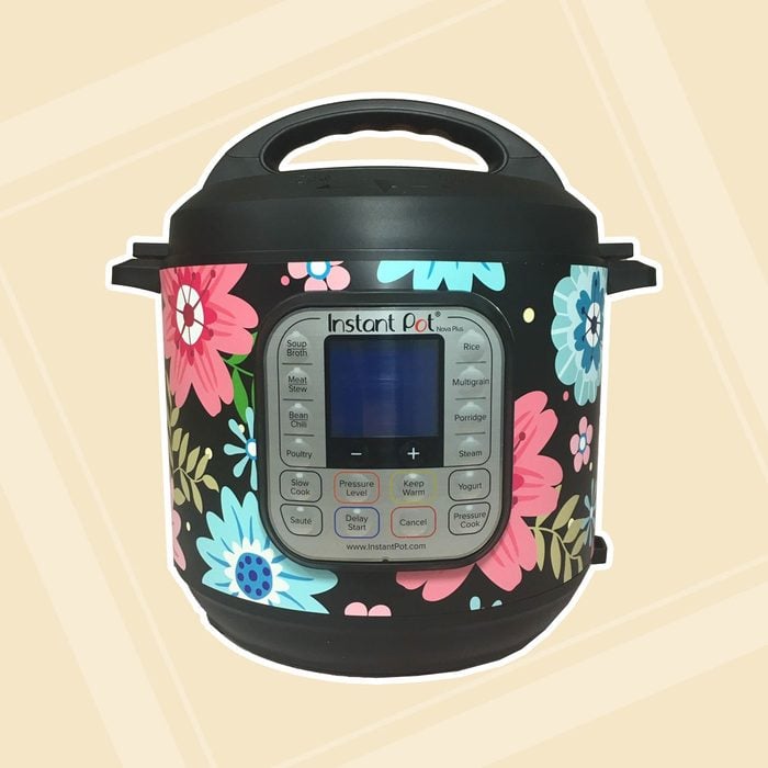 16 Colors! - Vivid flowers - Colored Background - Instant Pot wrap InstaPot Premium non-adhesive waterproof wrap by Instant Wraps.