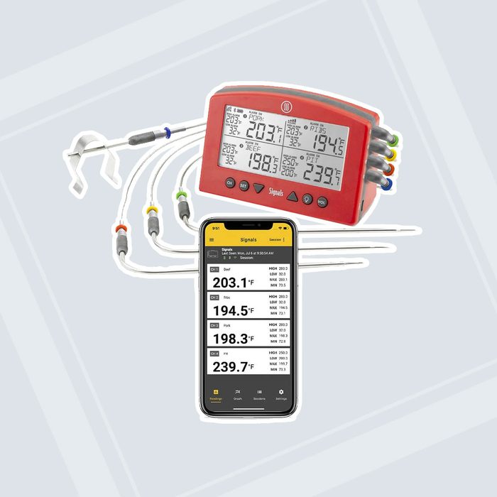 Signals™ BBQ Alarm Thermometer with Wi-Fi and Bluetooth® Wireless Technology