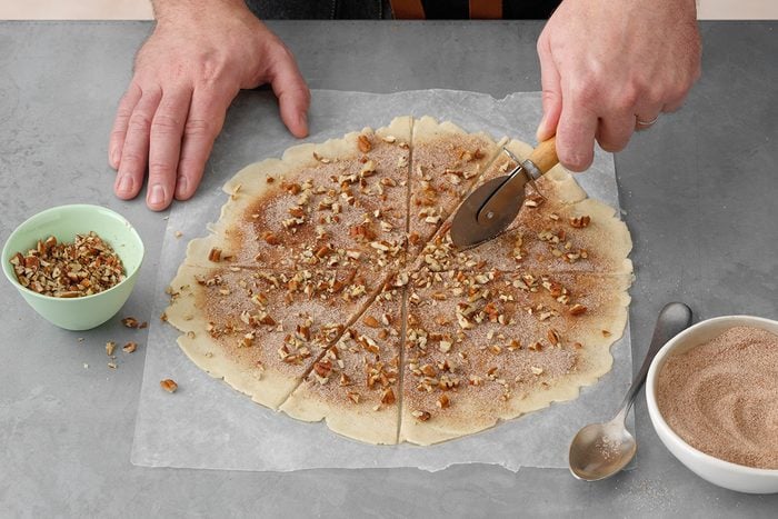 Dividing the Dough into Slices