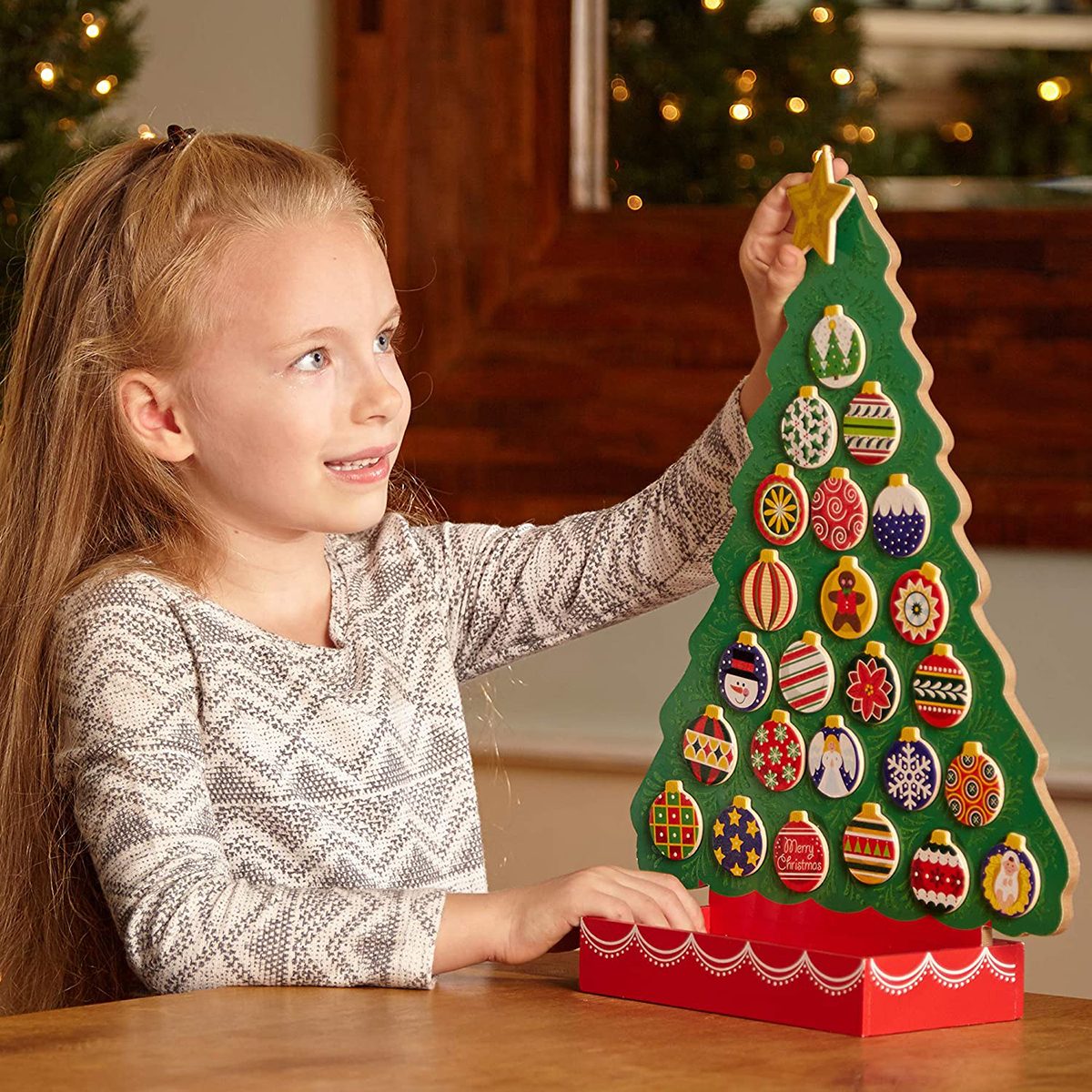 Children's Magnetic Ornament Advent Calendar
