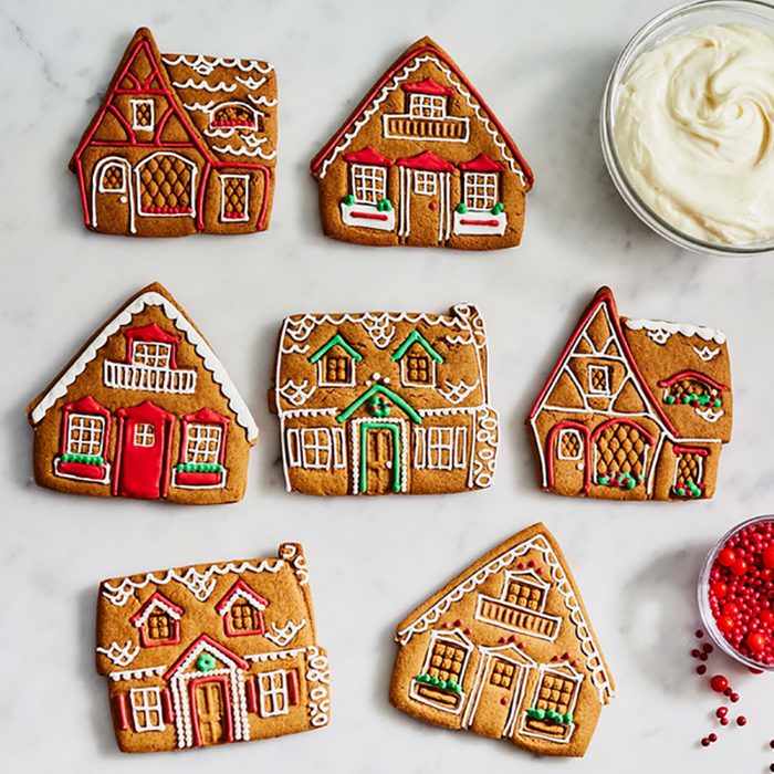 Gingerbread House Impression Cookie Cutters 