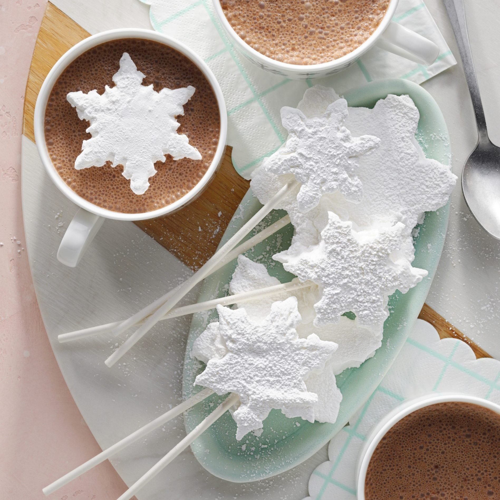 hot chocolate board marshmallow toppers