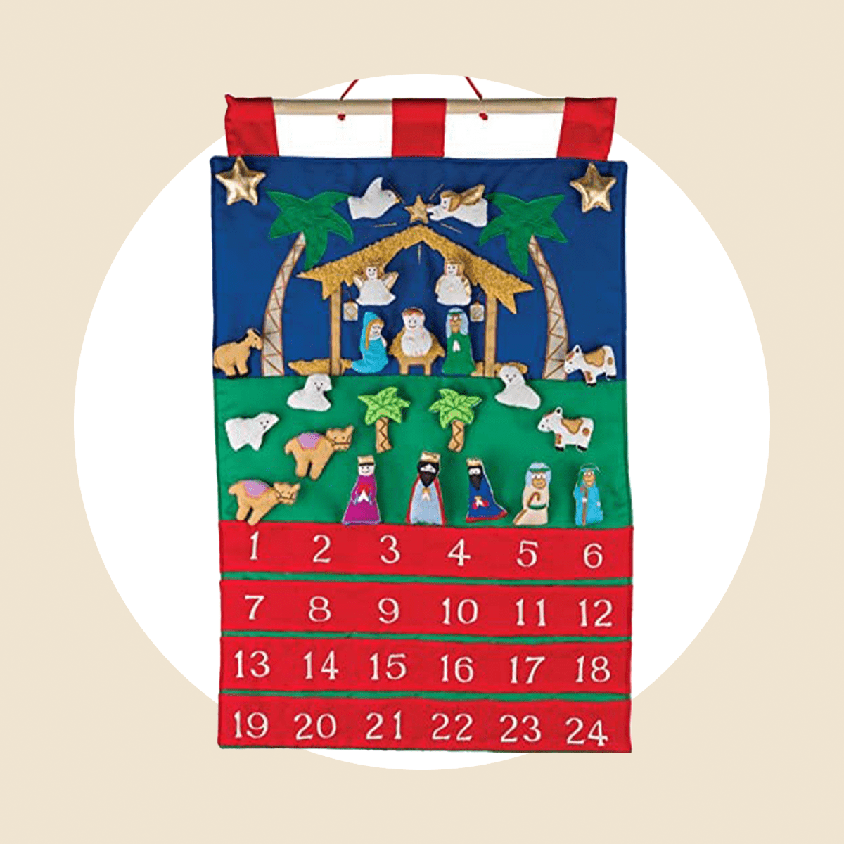 Nativity Fabric Advent Calendar Ecomm Via Amazon.com