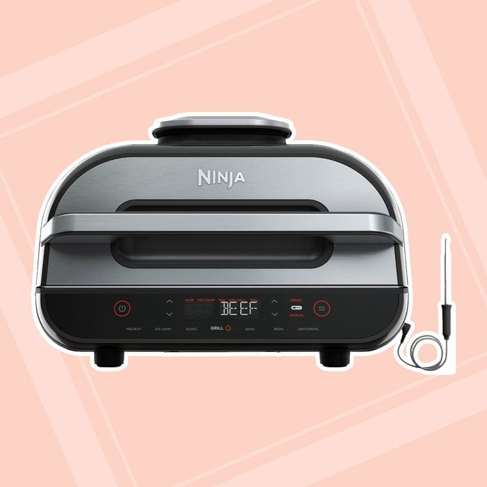 Ninja - Ninja® Foodi™ Smart XL 6-in-1 Indoor Grill with 4-qt Air Fryer, Roast, Bake, Broil, & Dehydrate - Black