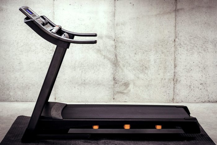Treadmill sits unused