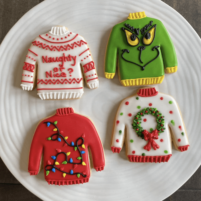 Ugly Sweater Christmas Cookies