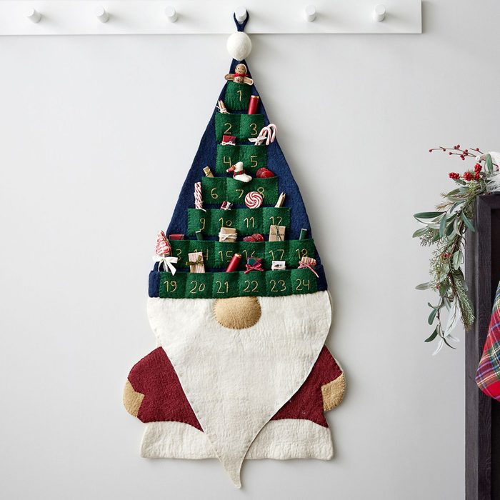 Wool Gnome Hanging Advent Calendar Ecomm Via Potterybarn.com