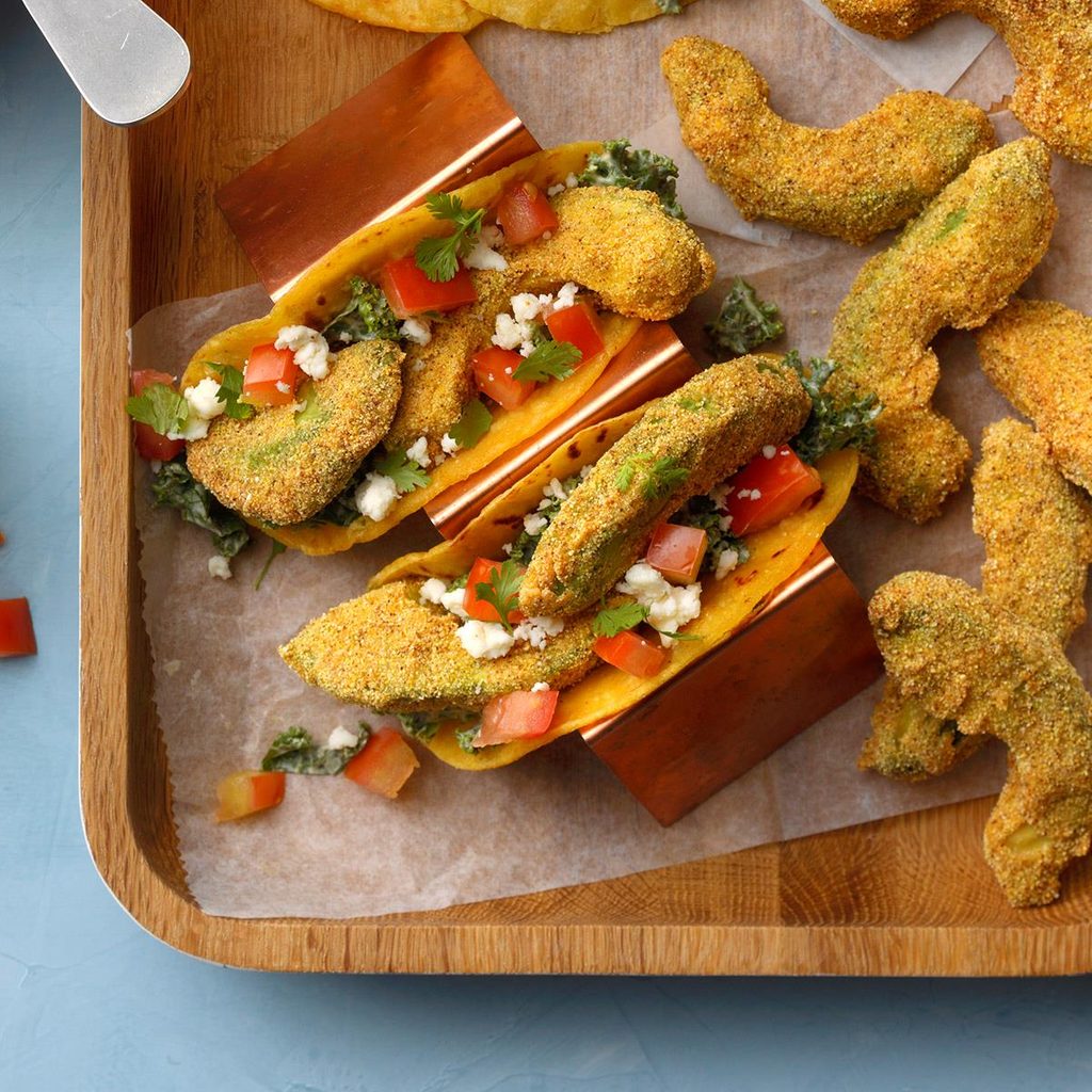 Air-Fryer Fried Avocado Tacos